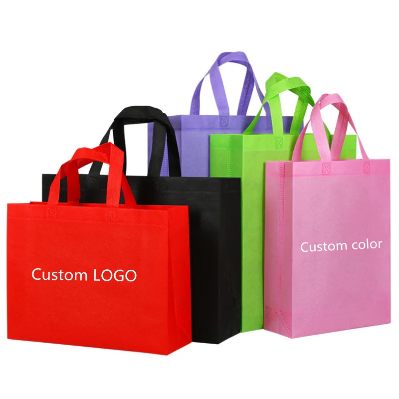 

Eco Friendly Christmas Bags Amazon Hot Sale Promotion Grocery Large Tote Personalized Tnt Non Woven Supermarket Shopping Bag, Blue/red/black/white/green/yellow/customized color