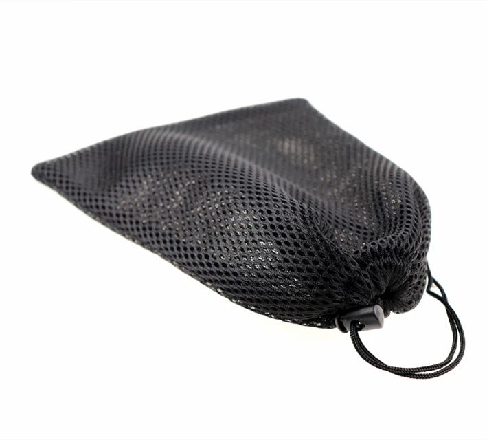 

Promotion Design Wholesale Cheap Custom Logo Attractive Black Recyclable Breathable Mesh Net Drawstring Organic Bags, Customized color