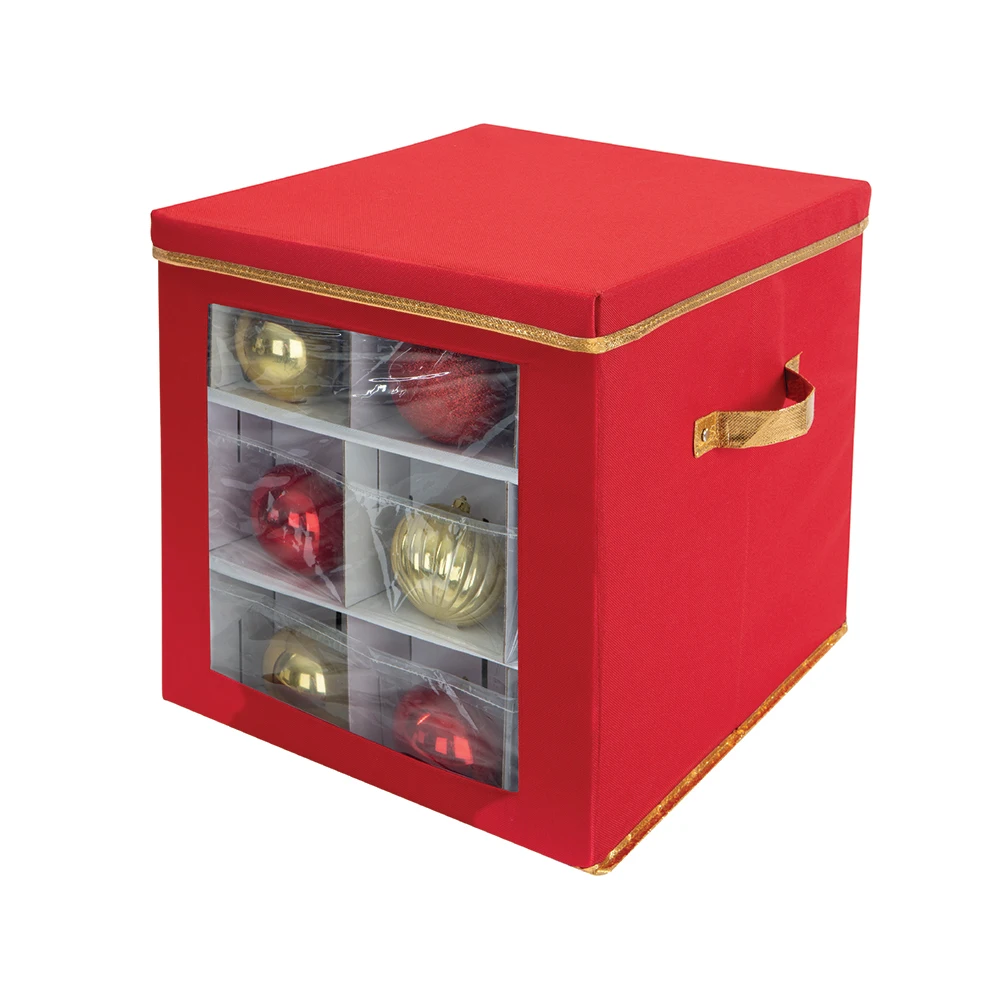 

China Supplier 36 Grids Christmas Paper Individer Storage Box Foldable Storage Boxes