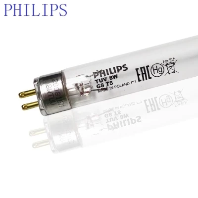 PHILIPS TUV 8W  254nm T5 for water and air disinfection sets of 8w with bracket and line uvc light.