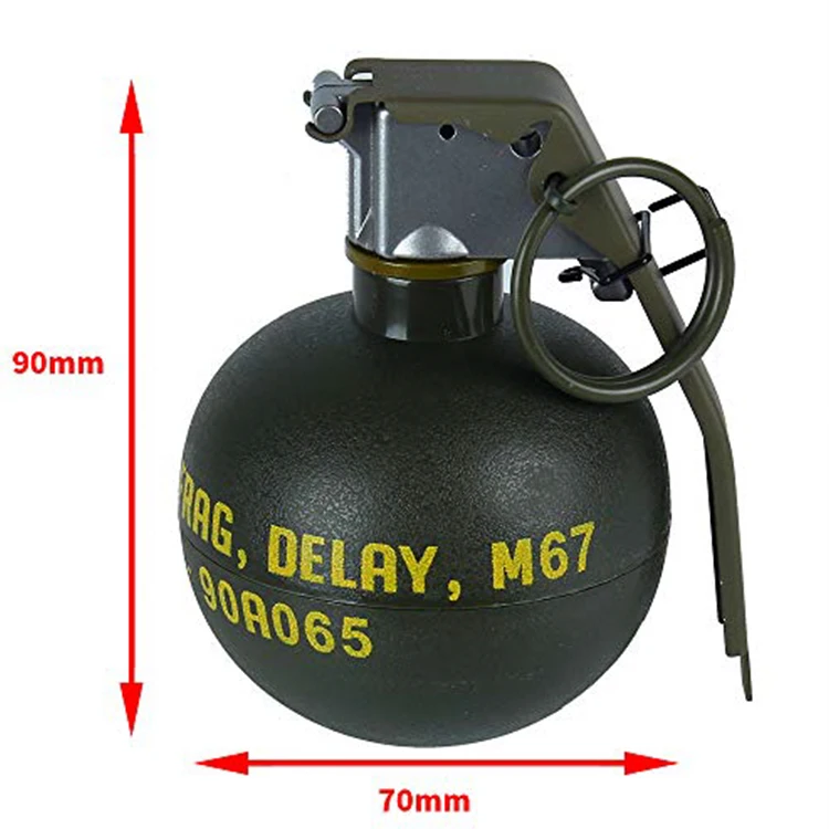 Smoke Grenade High Quality Dummy Model Nylon M-67 M67 Tactical Airsoft Props Toy 