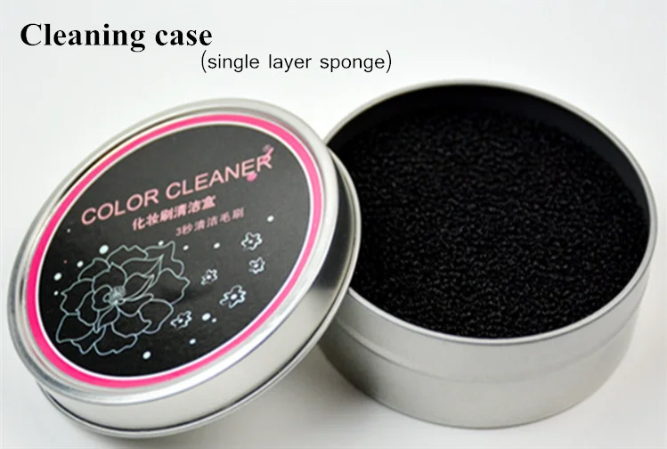 
Dry Color Sponge Makeup Brush Cleaner Removal Cleaning Scrubber Tool Cleaners 