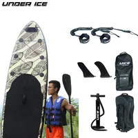 

10'6'' Indian leaf design Inflatable Paddle Board ISUP paddling board for floating race and fishing