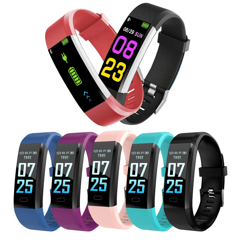 

SKMEI 115PLUS M6 SMART Top Wholesale MI Band Body Temperature Bracelet Health Sleep Monitoring Fitness Watch