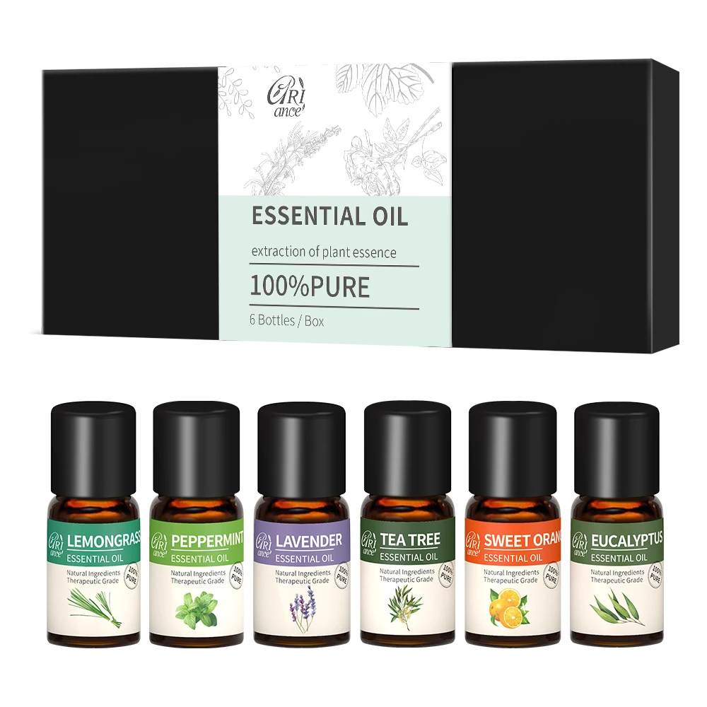 

Essential oil private label 100% pure gift set skin care 10ml essential oil set therapy cure diffuser essential oil