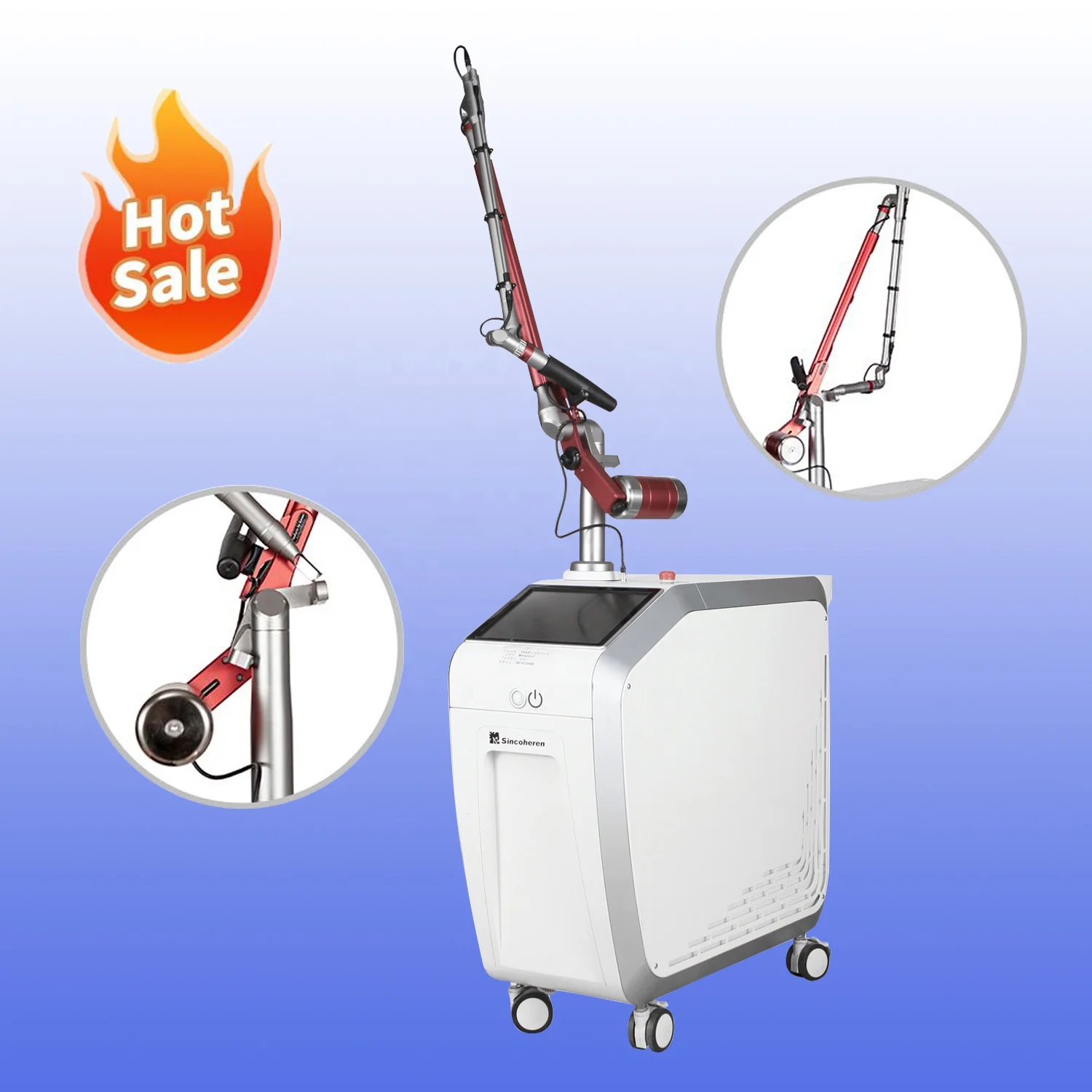 

Sincoheren 1064nm Medical level Q-switched nd yag laser machine with best price for sale