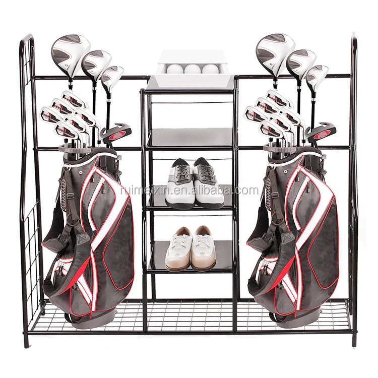 golf bag rack