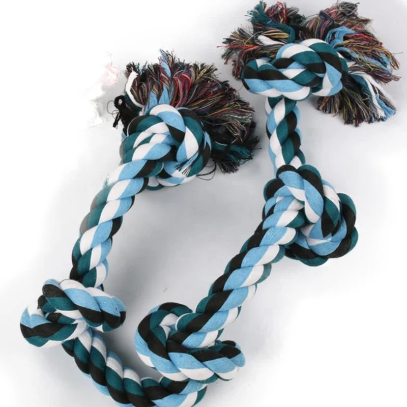 

large big durable pet dog natural eco cotton rope chew toys, As shown in pictures