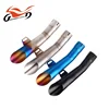 New Style Universal Motorcycle Racing Carbon Fiber Exhaust Muffler Silencer Pipe For Street Scooter 2 Stroke Motorcycle
