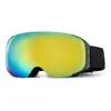 2019 New design rimless shape snowboard goggles magnetic PC lenses spherical ski goggles custom logo