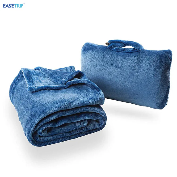 Travel Pillow Blanket With Pouch And Pillow Set Buy Travel Pillow