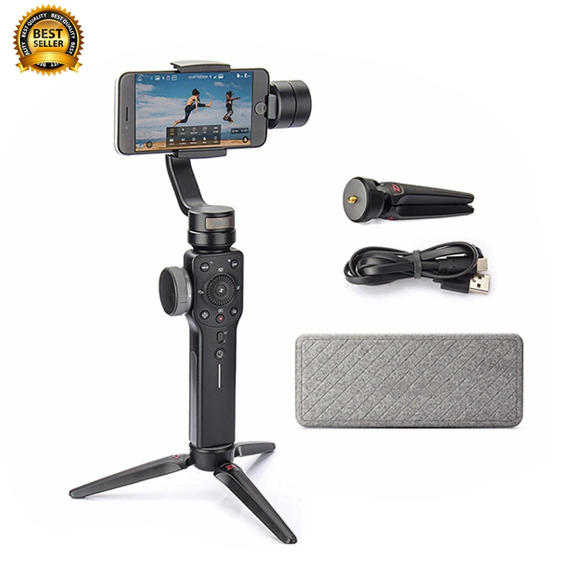

Smooth 4 3-Axis Phone Handheld Stabilizers For Smartphones Phone Action Camera, Balck