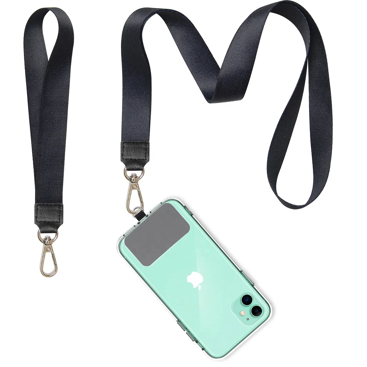 

Factory Custom Long Short Matching Mobile Phone Lanyard, Universal Phone Lanyard for iphone 12 pro max