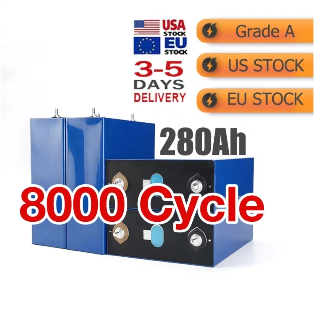 

2023 EU USA Stocks Docan LF280K 8000cycles 280AH 560Ah 105Ah 230Ah 302Ah 304AH 320AH Lifepo4 3.2V Lithium Ion 48V Solar Battery