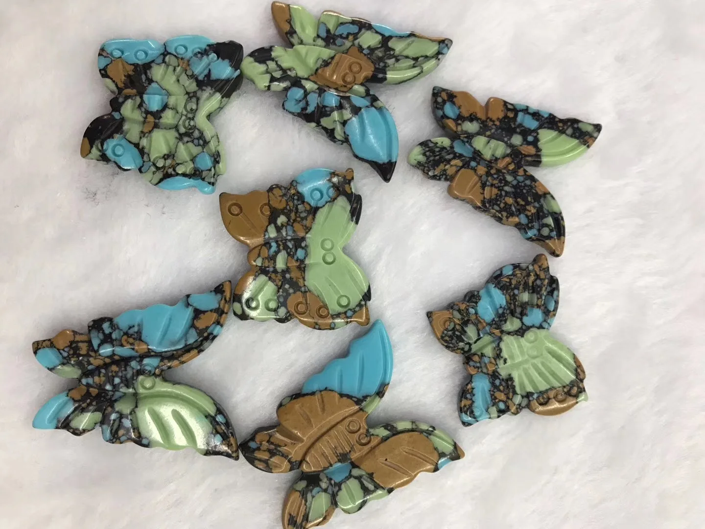 非洲珊瑚珠首饰珊瑚宝石珊瑚人造圆形绿松石珠链