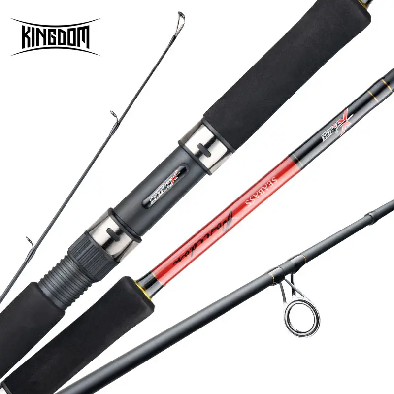 Kingdom Poseidon Carbon Spinning Fishing Rods 2 Or 3 Sections Multi-section Feeder rods Casting Fishing Travel Rod