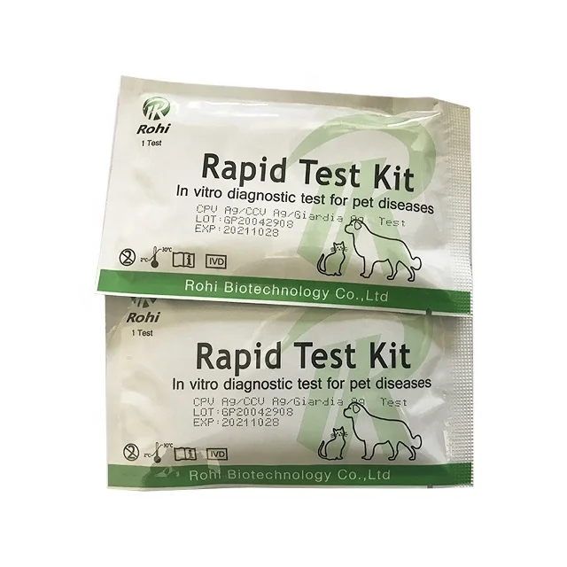 
Clinical canine parvovirus rapid test kit/CPV diagnostic testing kit 