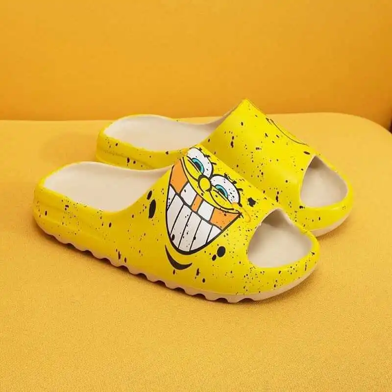 

2021 new trend fashion solid color anti slip women graffiti summer slide slipper soft eva beach slides, 5color