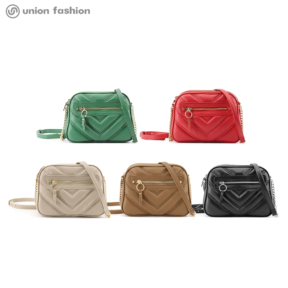 

Luxury Artificial Leather Zipper Square Quilted Small Crossbody Bags Women Handbags, Green/tan/black/red/beige