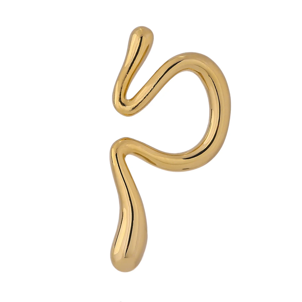 

Yhpup Hot sale Statement 14K Gold Filled Jewelry Geometric Earrings Ear Cuff Earrings for Women