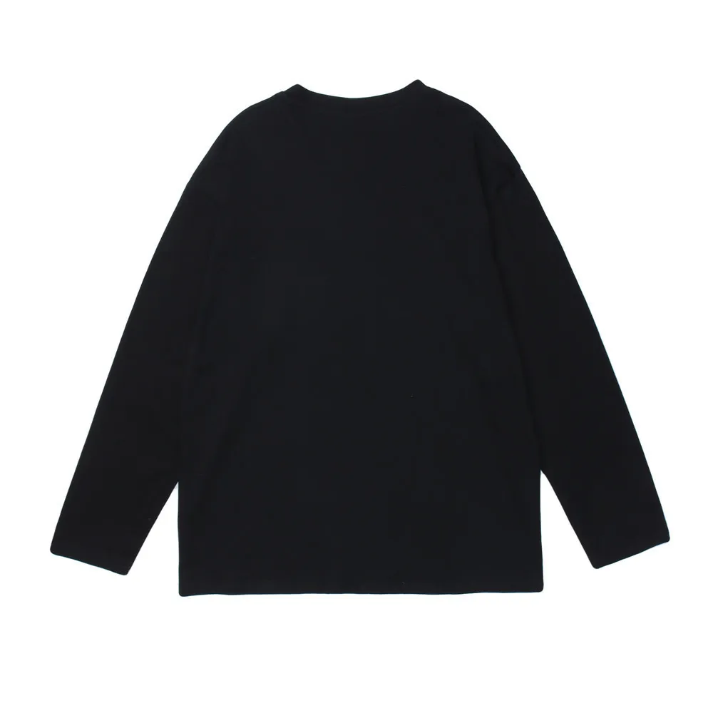 

Custom Logo Men Design Crew Neck Oversized Plain Long Sleeves T Shirts plain black tshirt, Customized color