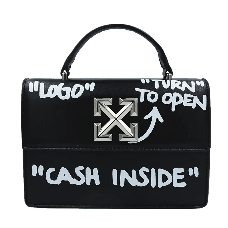 

Graffiti Bag Summer Fashion Cash Inside Shopping Crossbody Purse And Handbag Luxury Women Travel Designer Graffiti Shoulder Bag