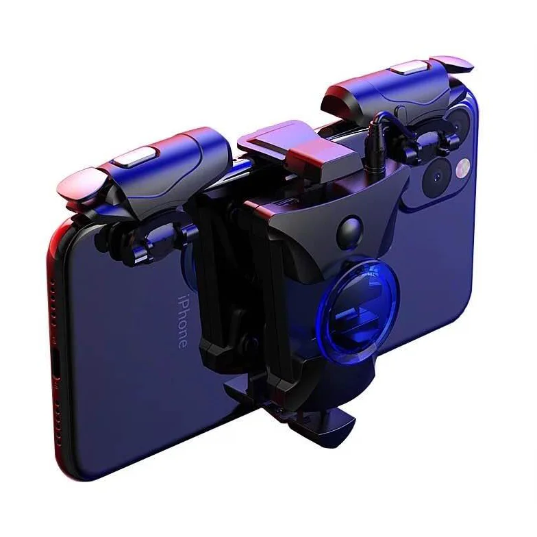 

Deformable Frequency Conversion High-Fidelity Gamepad / Eating Chicken Artifact Alloy Portable Mobile Game Trigger For Pubg Game