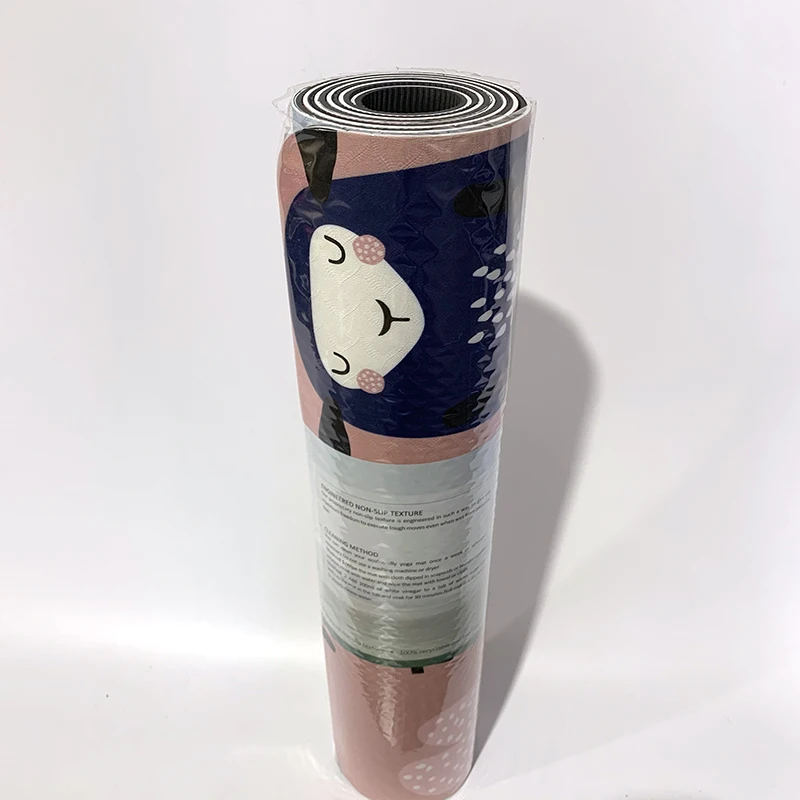 

Oem Fitness Organic Logo Custom Print Tpe Yoga Mat