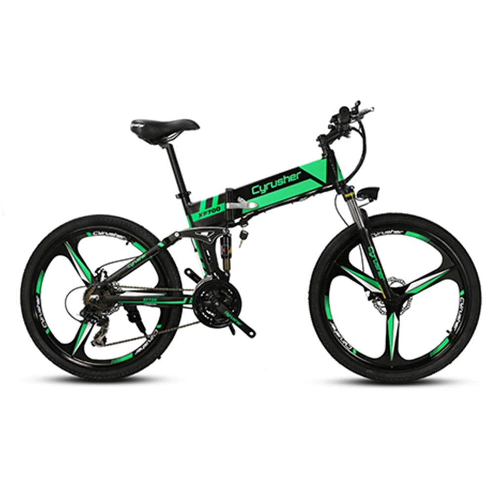 

XF700 Mans Folding Electric Bike Mountain Full Suspension