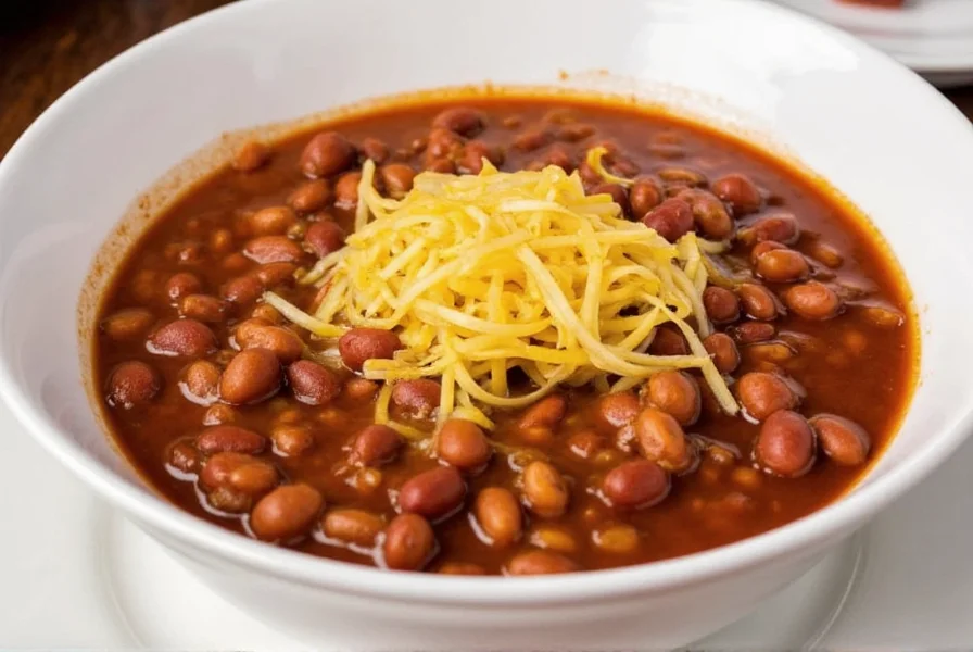 Two people enjoying chili together