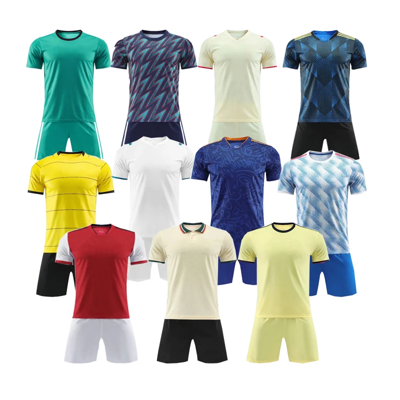 

Customized Logo Numbers Soccer Jersey Club Team Sports Jersey Blank Football Jersey Uniform