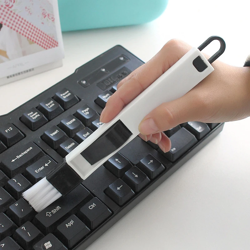 

Window Groove Keyboard Nook Dust Shovel Window Track Cleaning Tool Multifunctional Computer Window Crevice Cleaning Brush, As photo