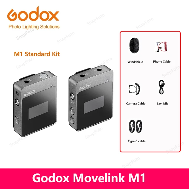 

Godox MoveLink M1 2.4GHz Wireless Lavalier Microphone for DSLR Cameras Camcorders Smartphones, and Amazon hot sales