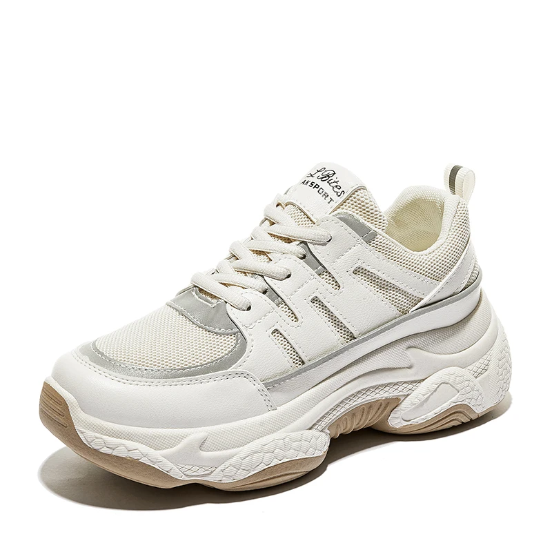 

Small white shoes female sponge cake bottom new Korean version of the wild student thick bottom women's shoes casual white shoes