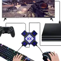 

KX USB Game Controller Converter Video Game Consoles Ps4 Keyboard Mouse Adapter for Switch/Xbox/PS4/PS3