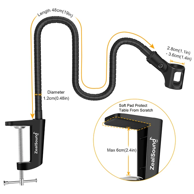 Oem Factory Desktop Mic Stand