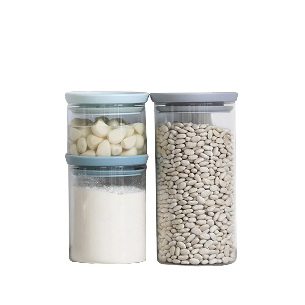 Reusable Food Packaging Jars Plastic Kitchen Canister Empty Wholesale