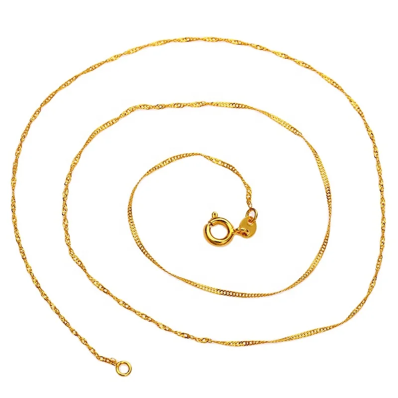 

Xuping China gold 24K classic style fine jewellery necklace for women