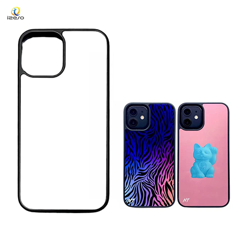 

Top Quality Sublimation Blanks 2D Phone Case Hard PC Plastic Custom Back Cover for iPhone 13 Pro Max 12 11 XR, Black/white/clear