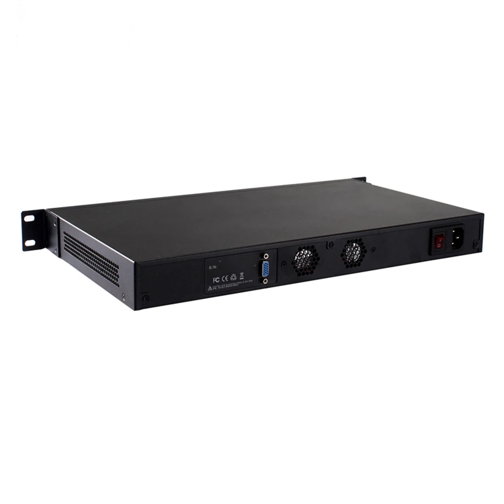 

Partaker R11 1U Rackmount B950 Firewall PC Fanless 6 Lan,Firewall x86,Firewall Board with 4G RAM 128G SSD pfsense