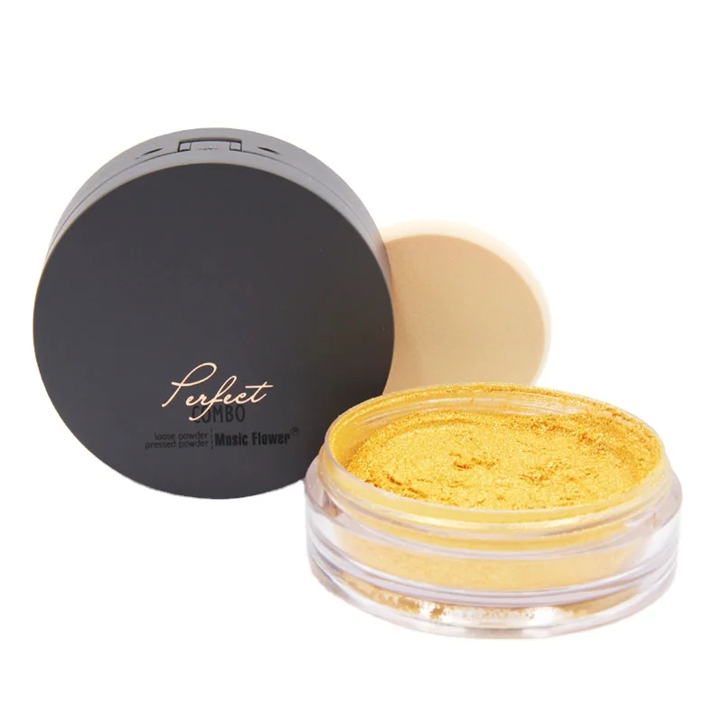 

Hot Selling New OEM private label waterproof Long Lasting shimmer Press loose powder