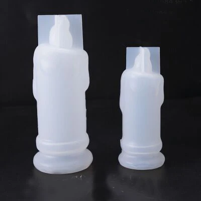 

DIY 3D Candle Lamp Silicone Resin Mold Night Light Candle Holder Epoxy Resin Casting Mold, Customized color