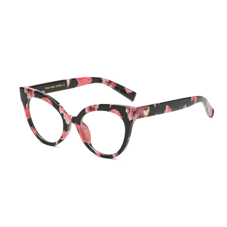 

92111 Popular plastic cat eye optical eyeglasses frames Multi Colors optical frames ready to ship