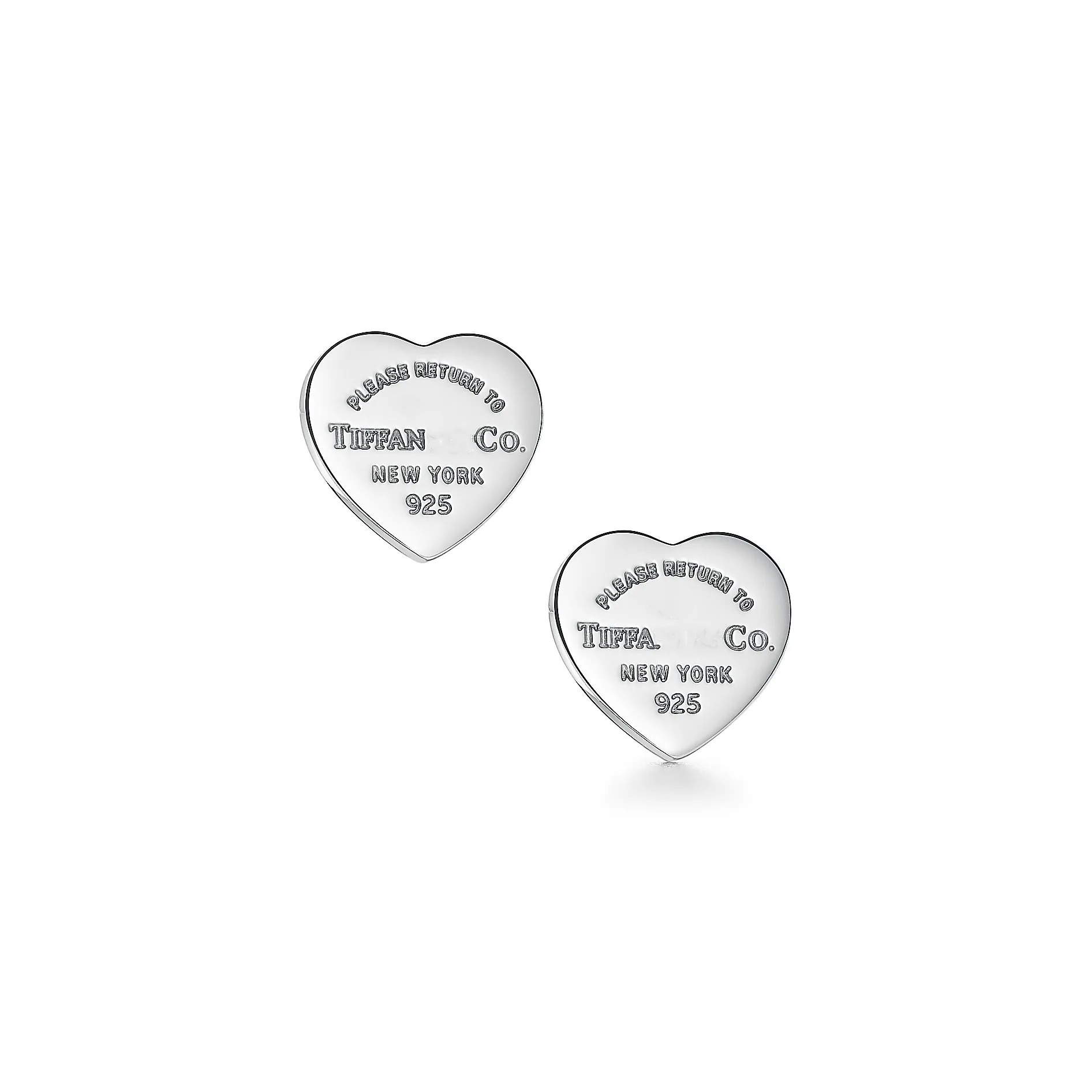 

Wholesale 1873 TIFF Earrings S925 Sterling Silver Peach Heart Earrings