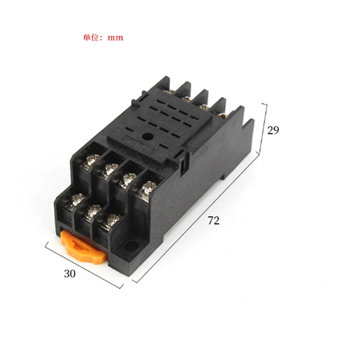 繼電器底座 pyf14a 14 針繼電器插座底座用於 my4nj hh54p h3y-4