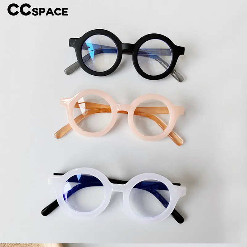 

49679 retro fashion children round anti-blue light glasses optical glasses frame