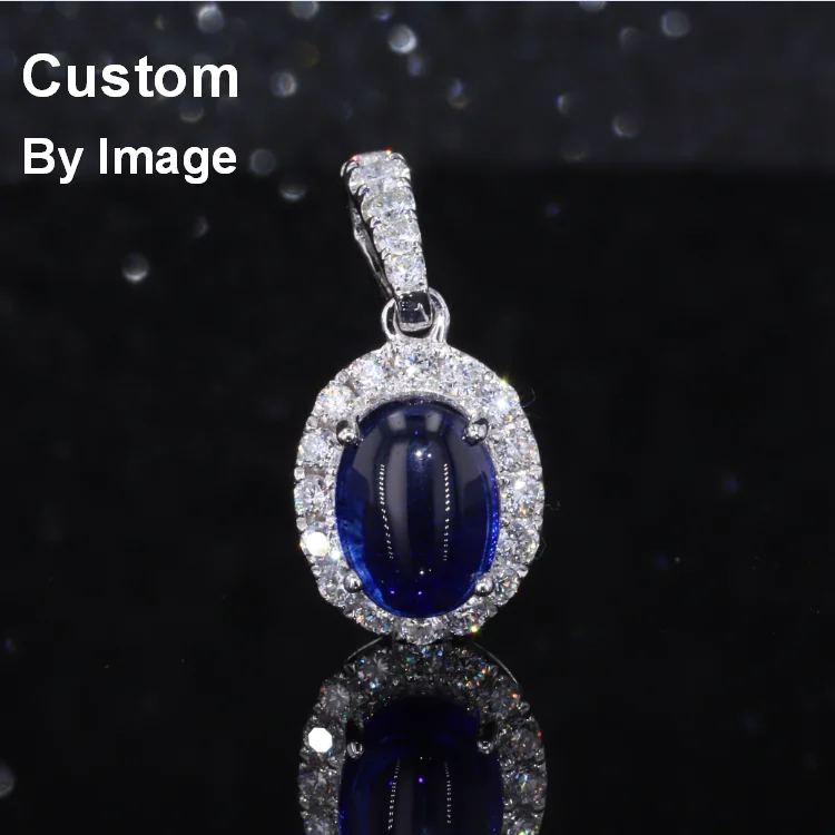 

Starsgem Sapphire Diamond Custom Pendant Charms Necklace Pendants