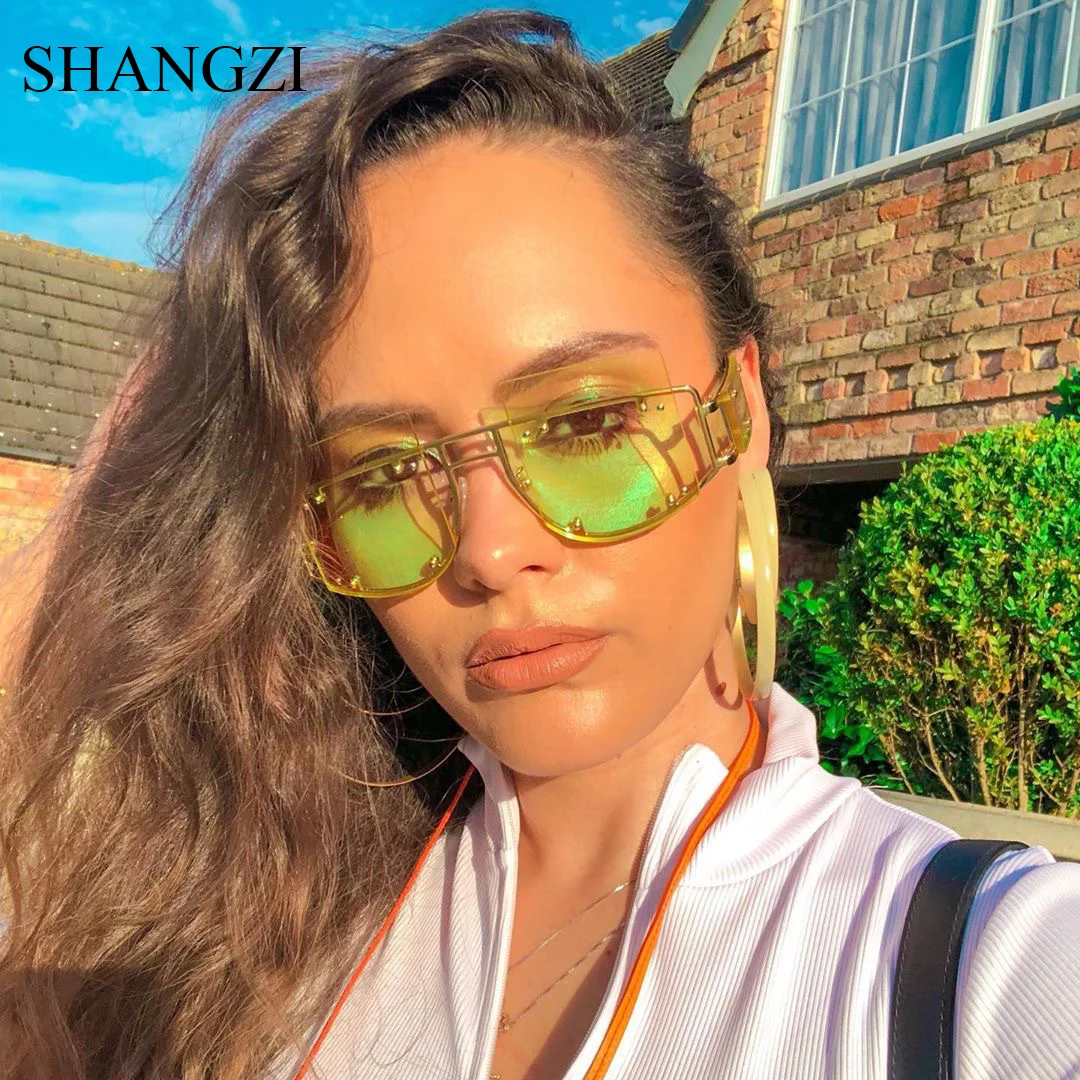 

newest eyewear hot sale metal sun shades luxury punk oversized women sunglasses