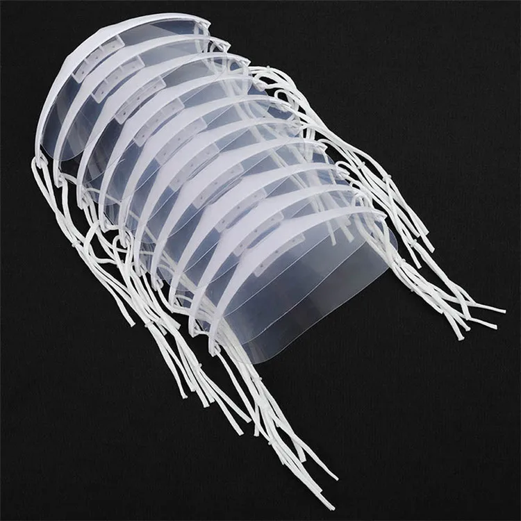 
Transparent Anti-fog Face Mask Plastic Comfortable Spittle Shield Tattoo Mouth Cover Kitchen Catering Mask 