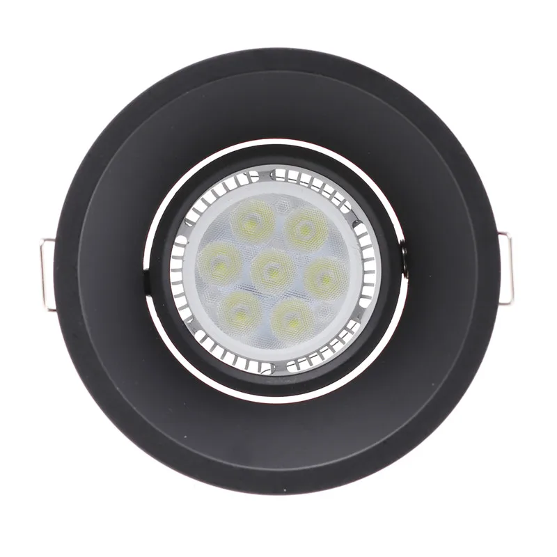 Factory Price Led Housing Aluminum Led Recessed Down Light Round Housing For Lamps